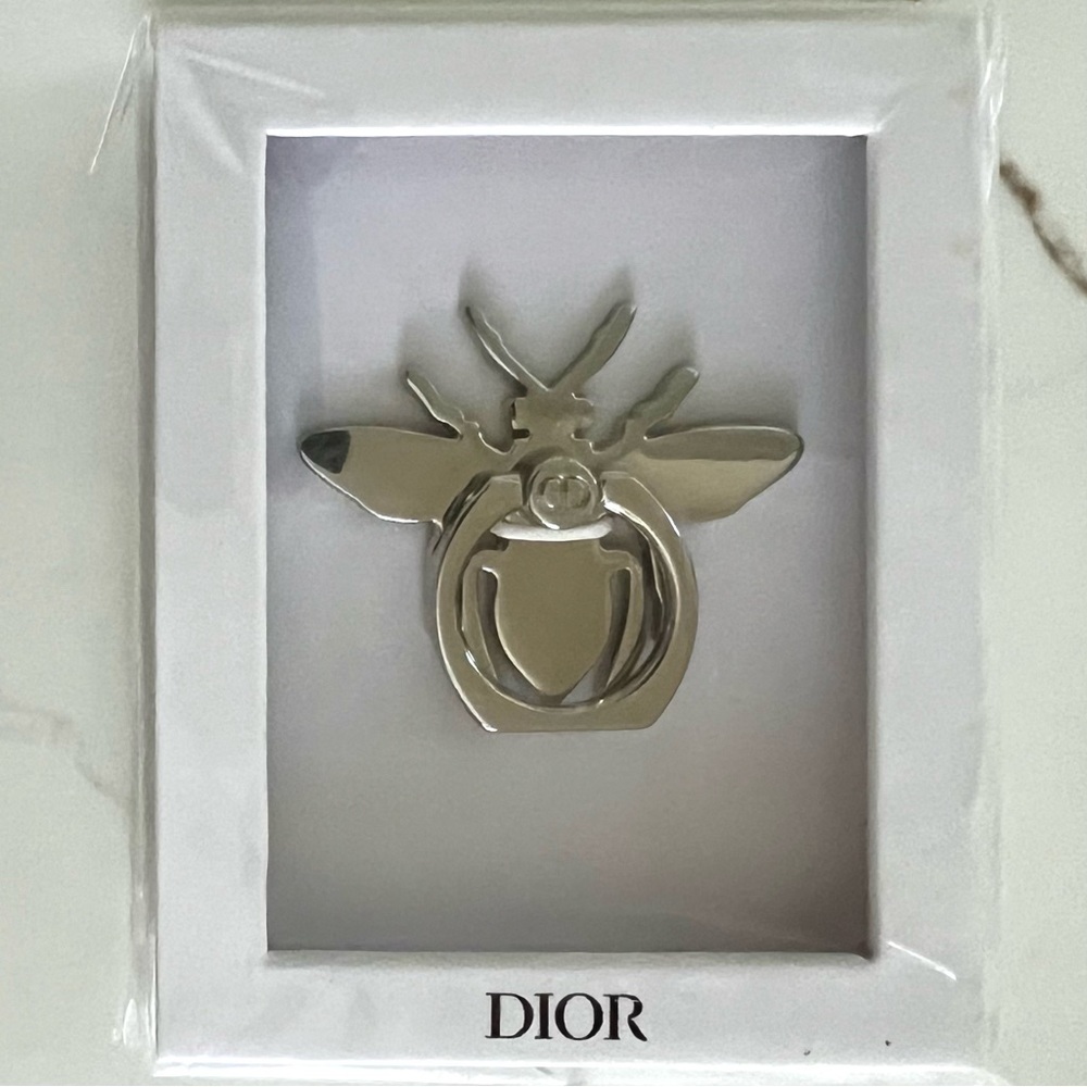 Christian Dior Silver Bee ANNEAU TÉLÉPHONE ABEILLE DIOR BEE SMARTPHONE RING